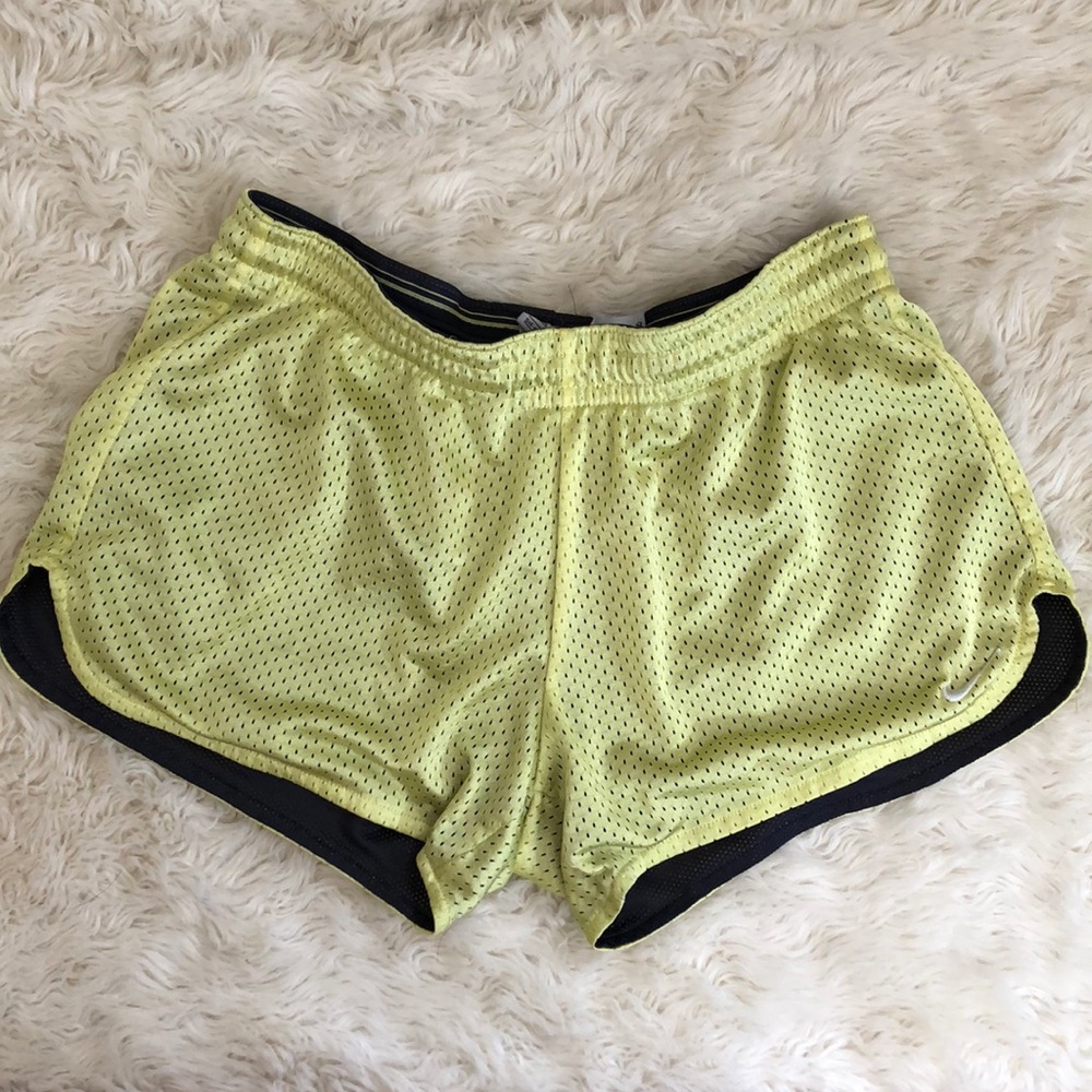 Yellow Nike Dri-fit Shorts